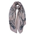 Juleeze Printed Scarf 90x180 cm Brown