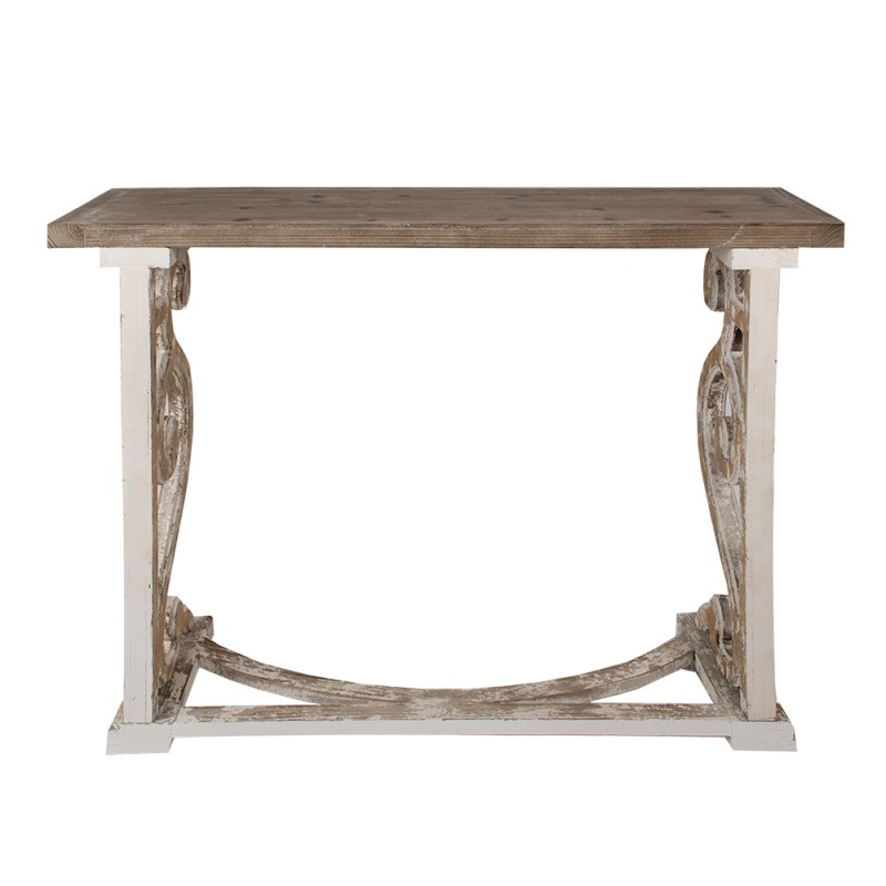 Clayre & Eef Side Table 125x39x92 cm Brown Wood