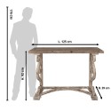 Clayre & Eef Side Table 125x39x92 cm Brown Wood