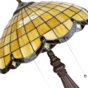 LumiLamp Table Lamp Tiffany Ø 41x57 cm  Yellow Glass