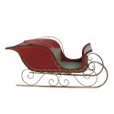 Clayre & Eef Christmas Decoration Sled 173x69x81 cm Red Metal Christmas