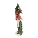 Clayre & Eef Figurine Girl 17x13x49 cm Red Polyresin
