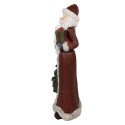 Clayre & Eef Figurine Père Noël 45x33x104 cm Rouge Polyrésine