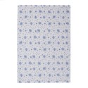 Clayre & Eef Geschirrtuch 50x70 cm Weiß Blau Baumwolle Rechteck Rosen