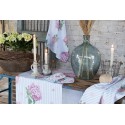 Clayre & Eef Tablecloth Ø 170 cm Blue Pink Cotton Round Hydrangea