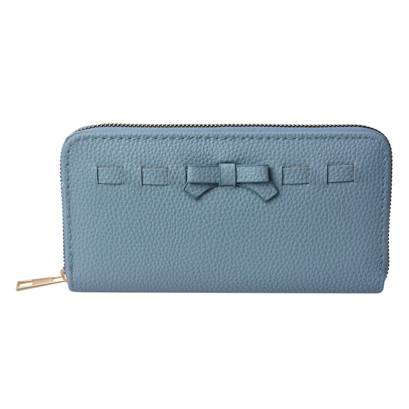 Juleeze Wallet 19x10 cm Blue Artificial Leather Rectangle