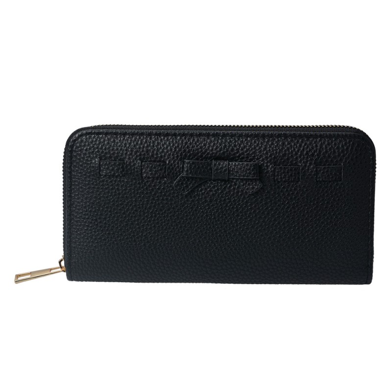 Juleeze Portefeuille 19x10 cm Noir Cuir artificiel Rectangle