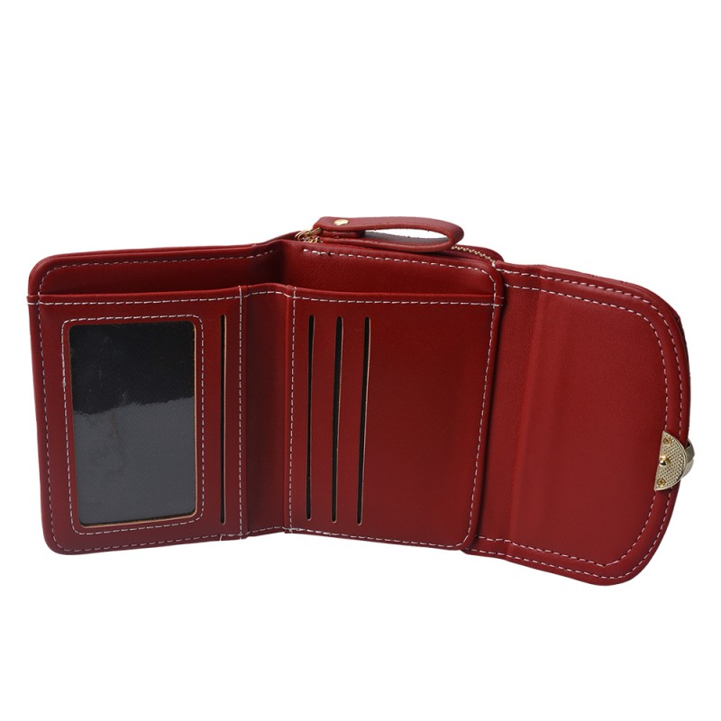Juleeze Wallet 11x9 cm Red Artificial Leather Rectangle