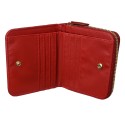 Juleeze Brieftasche 11x10 cm Rot Kunstleder Rechteck