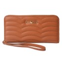 Juleeze Portefeuille 19x10 cm Marron Cuir artificiel Rectangle