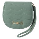 Juleeze Wallet 11x10 cm Green Artificial Leather Semicircle