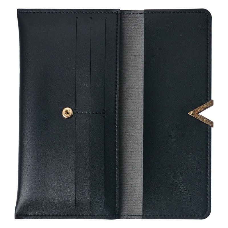 Juleeze Portefeuille 19x10 cm Noir Cuir artificiel Rectangle