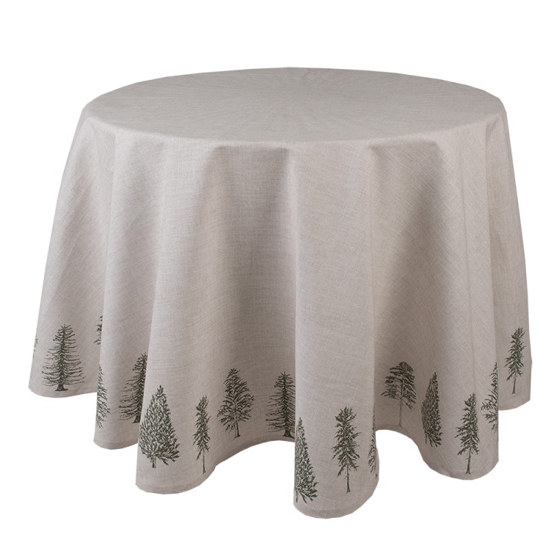Round clearance christmas tablecloth