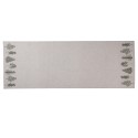 Clayre & Eef Table Runner 50x140 cm Beige Green Cotton Rectangle Pine Trees