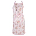 Clayre & Eef Kitchen Apron 70x85 cm Pink Cotton Roses