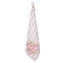 Clayre & Eef Tea Towel  50x70 cm Pink Cotton Roses