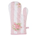 Clayre & Eef Ovenwant  18x30 cm Roze Katoen Rozen