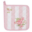 Clayre & Eef Presina 20x20 cm Rosa Cotone Quadrato Rose