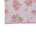 Clayre & Eef Tovaglia da tavolo 50x140 cm Rosa Cotone Rettangolo Rose