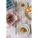 Clayre & Eef Chemin de table 50x160 cm Rose Coton Rectangle Roses