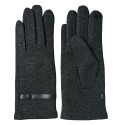 Juleeze Gants d'hiver 8x24 cm Gris Coton Polyester