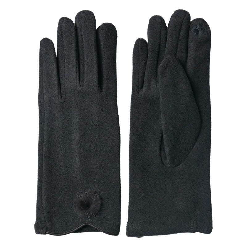 Juleeze Winter Gloves 9x24 cm Grey Polyester