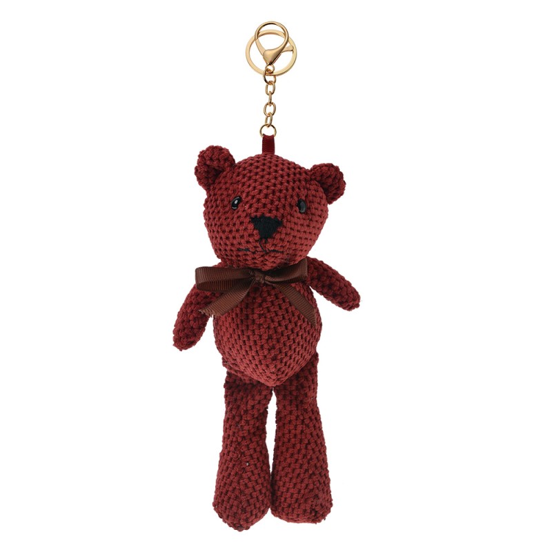 Juleeze Keychain Bear Red Synthetic
