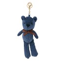 Juleeze Keychain Bear Blue Synthetic