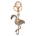 Juleeze Keychain Flamingo Gold colored Metal