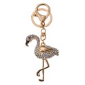 Juleeze Sleutelhanger Flamingo Goudkleurig Metaal