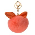 Juleeze Keychain Pom-pom Pink Plush