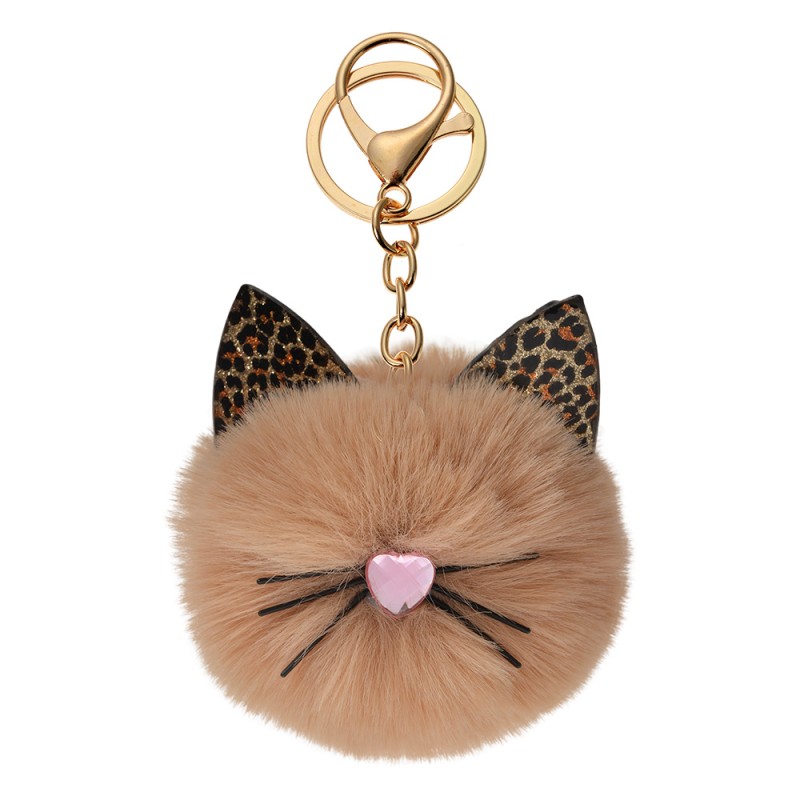 Cat pom sales pom keychain