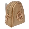 Juleeze Keychain small pouch Gold colored Synthetic