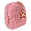 Juleeze Keychain small pouch Pink Plush