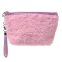 Juleeze Trousse de toilette pour femmes Coeur 23x13 cm Rose Synthétique Rectangle