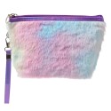 Juleeze Damenkulturtasche Herz 23x13 cm Violett Synthetisch Rechteck