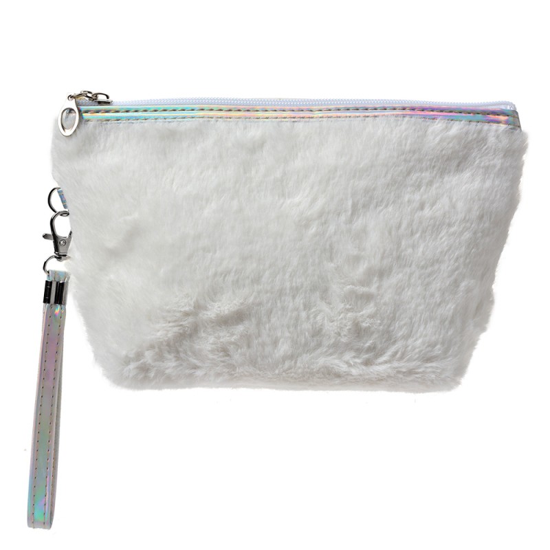 Juleeze Ladies' Toiletry Bag Heart 23x13 cm White Synthetic Rectangle