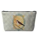 Juleeze Damenkulturtasche Vogel 26x6x16 cm Grün Synthetisch Rechteck