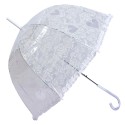 Juleeze Parapluie pour adultes 60 cm Transparent Plastique Coeurs