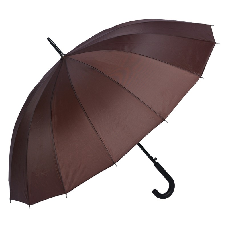Juleeze Erwachsenen-Regenschirm 60 cm Braun Synthetisch