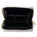 Juleeze Brieftasche 10x15 cm Weiß Rosa Kunststoff Rechteck