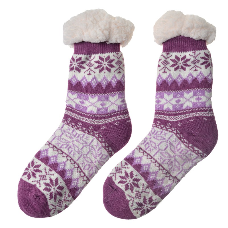 Juleeze Chaussettes de maison one size Violet Synthétique