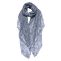 Juleeze Printed Scarf 85x180 cm Grey