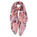 Juleeze Printed Scarf 90x180 cm Pink