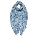 Juleeze Printed Scarf 70x180 cm Grey