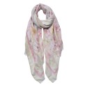 Juleeze Gemusterter Damenschal 70x180 cm Rosa