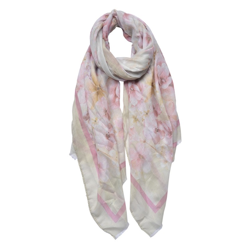 Juleeze Printed Scarf 70x180 cm Pink