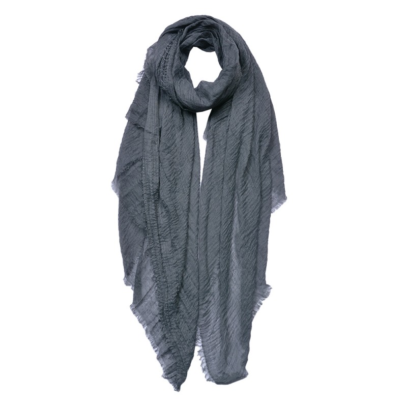 Juleeze Écharpe unie pour femmes 90x180 cm Gris