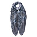 Juleeze Printed Scarf 90x180 cm Grey