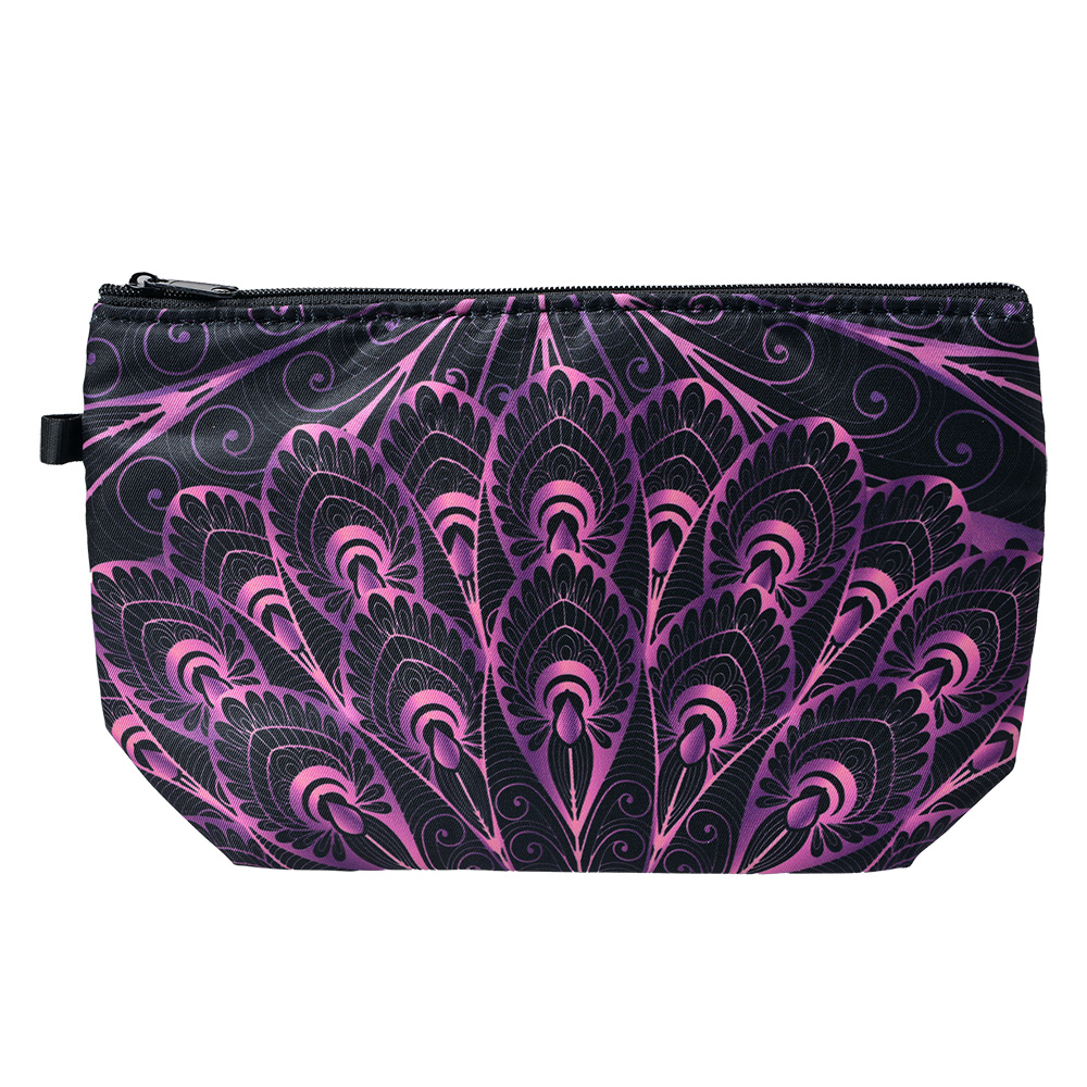 Juleeze Toilettas Dames 22x13x18 cm Zwart Polyester afbeelding